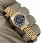 Rolex Datejust 179138 Blue Diamond Dial 26MM Lady Replica Watch - Image 4