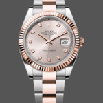 Rolex Datejust 126331 0007 Sundust Diamond Oyster 41mm Steel and Everose Gold Watch