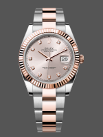 Rolex Datejust 126331 0007 Sundust Diamond Oyster 41mm Steel and Everose Gold Watch