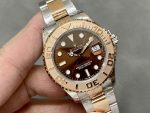 Rolex Yacht-Master 268621 Everose Bezel Chocolate Dial 37mm Unisex Replica Watch - Image 4