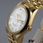 Rolex Day-Date 118208 Mother of Pearl Roman Numeral Dial 36mm Unisex Replica Watch - Image 4