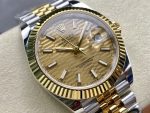 Rolex Datejust 126233 Champagne Motif dial Fluted Bezel 36MM Unisex Replica Watch - Image 4