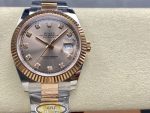 Rolex Datejust 126331 0007 Sundust Diamond Oyster 41mm Steel and Everose Gold Watch - Image 3