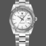 Rolex Day-Date 118239 White Gold White Dial 36mm Unisex Replica Watch