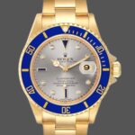 Rolex Submariner 16618 Serti Dial Blue Bezel 40mm Mens Replica Watch