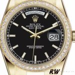 Rolex Day Date 118348 Black Dial 36mm Unisex Replica Watch - Image 2