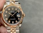 Rolex Datejust 36 Everose Gold Black Diamond Dial M126231 0019 Women's Watch - Image 3