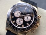 Rolex Daytona Everose Rubber 126515LN 0004 Black Dial Diamond Watch - Image 5