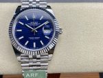 Rolex Datejust 41mm Stainless Steel 126334 Blue Index Jubilee Men's Watch - Image 3