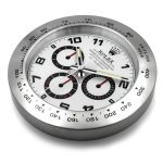Rolex Daytona Silver Wall Clock - Image 3