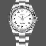 Rolex Oyster Perpetual Air-King 114234 White Dial 34mm Unisex Replica Watch