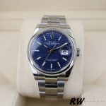 Rolex Datejust 126200 Blue Motif Wave Dial Stainless Steel 36MM Unisex Replica Watch - Image 2