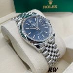 Rolex Datejust 126200 Stainless Steel Automatic Blue Motif Wave Dial 36MM Unisex Replica Watch - Image 12