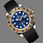Rolex Yacht-Master 116695 Black Rubber Strap Blue Dial 40MM Mens Replica Watch - Image 5
