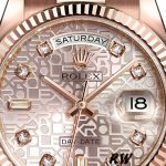 Rolex Day-Date 118235 Pink Jubilee dial 36mm Lady Replica Watch - Image 3