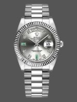 Rolex Day-Date 118239 Rhodium grey Dial 36mm Unisex Replica Watch