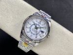 Rolex Sky Dweller 42 White Dial Fluted Bezel M336934 0004 Men's Watch - Image 6