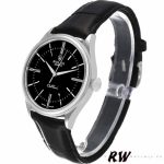 Rolex Cellini Time 50509 Black Leather Strap Black Dial 39mm Mens Replica Watch - Image 3
