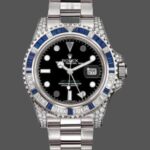 Rolex GMT Master II 116759SA Black Dial White Gold 40mm Mens Replica Watch