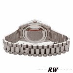 Rolex Day-Date 118389 White Gold Black Diamond Dial 36MM Unisex Replica Watch - Image 6