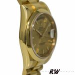 Rolex Day-Date 118208 Yellow Gold Champagne Dial 36mm Unisex Replica Watch - Image 3