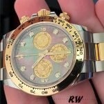 Rolex Cosmograph Daytona 116503 Black Mother Of Pearl Dial 40MM Mens Replica Watch - Image 5