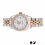 Rolex Datejust 179171 White Dial Fluted Bezel 26MM Lady Replica Watch - Image 4