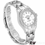 Rolex Pearlmaster 80319 White Dial Diamond 29MM Lady Replica Watch - Image 2