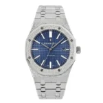 Audemars Piguet Royal Oak 67653BC.GG.1263BC.02 “Frosted” Blue Dial Collector’s Clone 1:1 - Image 3