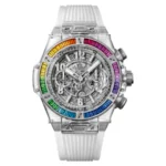 Hublot Big Bang Unico "Rainbow" Sapphire Case 411.JX.4803.RT.4099 True to Original Copy