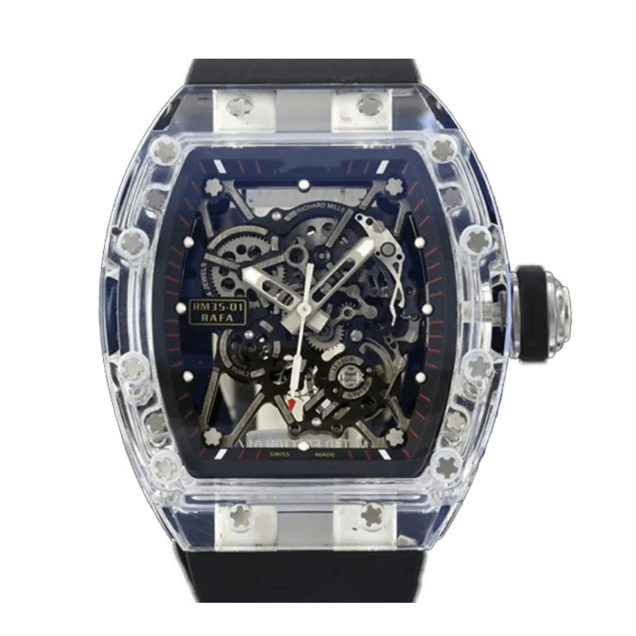 Richard-Mille-35-01-Black-Replica-3 Richard Mille RM 35-01 “Black Carbon TPT” Signature Replica 1:1 - Image 1