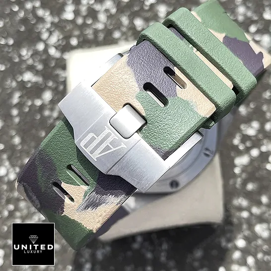 Audemars Piguet Royal Oak Chronograph 26331ST "Silver-Toned Dial" Perfect Duplicate 1:1 ap leather strap luxurywatch 1 ap-leather-strap-luxurywatch