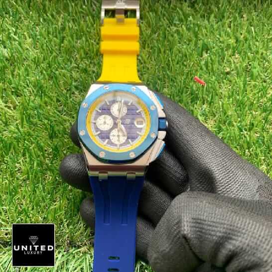 Audemars Piguet Royal Oak Offshore Chronograph 26282CB.OO.A011LB.01 "Ryder Cup Edition" Top Grade Clone 1:1 ap ryder cup europe replica front Audemars Piguet Royal Oak Offshore Chronograph 26282CB.OO.A011LB.01 "Ryder Cup Edition" Top Grade Clone 1:1 ap ryder cup europe replica front