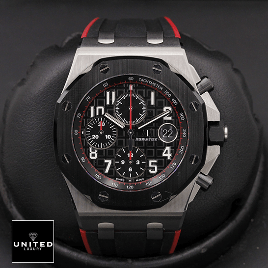 Audemars Piguet Royal Oak Offshore 26400SO.OO.A002CA.01 "Vampire" Ultra Clone 1:1 audemars piguet royal oak offshore 26470SO.OO replica front Audemars Piguet Royal Oak Offshore 26400SO.OO.A002CA.01 "Vampire" Ultra Clone 1:1 audemars piguet royal oak offshore 26470SO.OO replica front