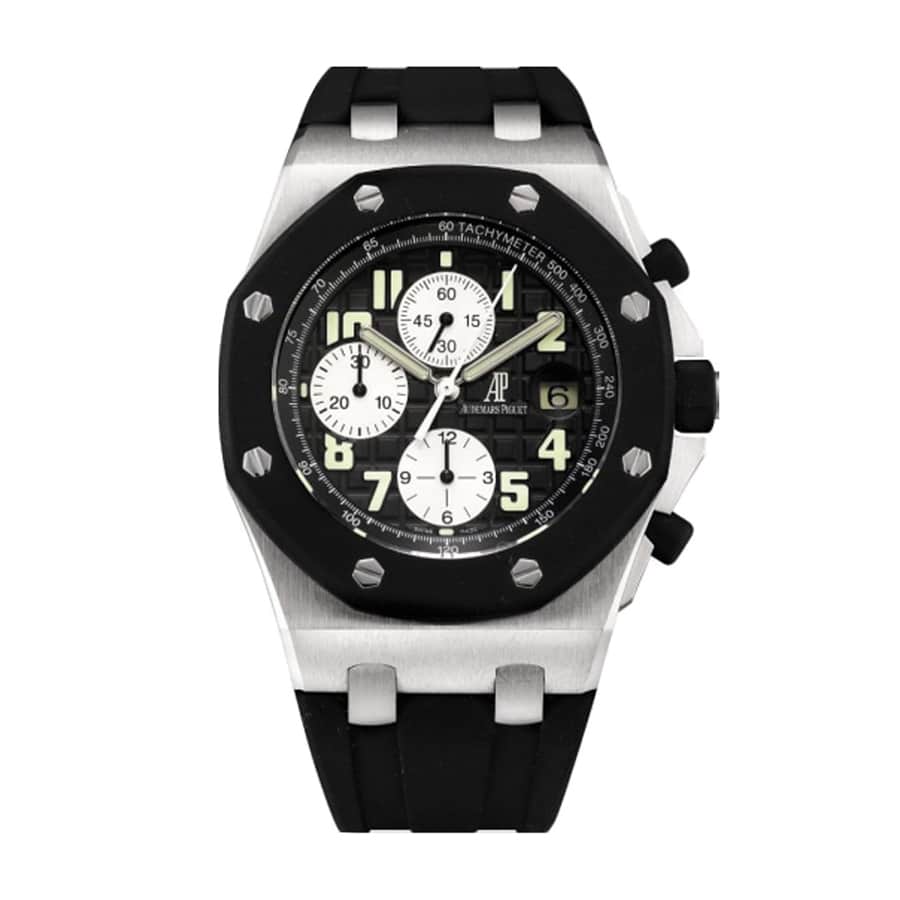 audemars-piguet-royal-oak-offshore-black-rubber-glad-ss-1 Audemars Piguet Royal Oak Offshore 25940SK.OO.D002CA.03 Master Clone Quality - Image 1