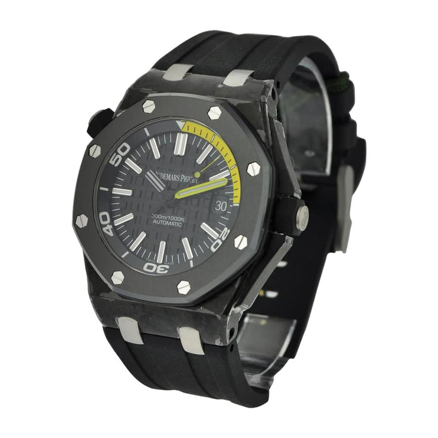 audemars-piguet-royal-oak-offshore-diver-15706au-oo-a002ca-01 Audemars Piguet Royal Oak Offshore Diver 15706AU “Forged Carbon” Perfect Clone Edition - Image 1