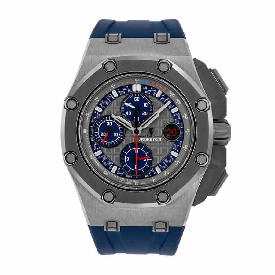 audemars-piguet-royal-oak-offshore-michael-schumacher-platinum Audemars Piguet Royal Oak Offshore 26568PM.OO.A021CA.01 “Michael Schumacher” 1:1 Clone Edition - Image 1