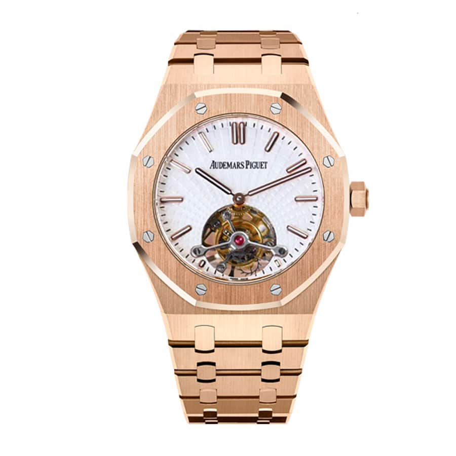 audemars-piguet-royal-oak-tourbillon-white-dial-20180803ap004-replica-1 Audemars Piguet Royal Oak Tourbillon 26522ST “Skeleton Dial” Luxury Clone Quality - Image 1