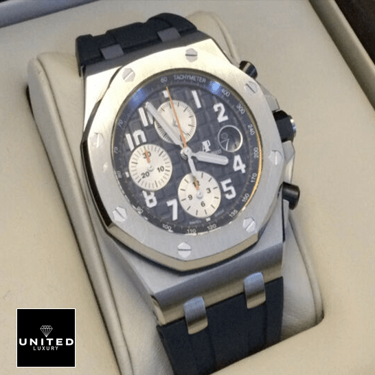 Audemars Piguet Royal Oak 26470ST.OO.A027CA.01. "Chronograph" Supreme Clone Quality audemars piguet royal oak offshore 26470ST.OO .A027CA.01 replica unitedluxurynet 1 Audemars Piguet Blue Dial Rubber Blue Bracelet Replica in the box
