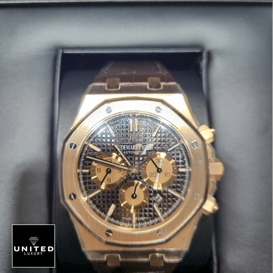 Audemars Piguet Royal Oak Chocolate Dial Replica in the black box