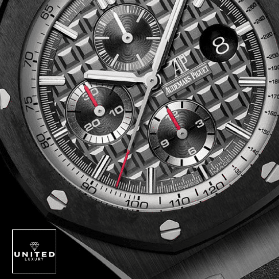 Audemars Piguet Royal Oak Offshore 26402CE.OO.A002CA.01 Super Accurate Clone audemarspiguet royaloakoffshore 26402CE.OO .A002CA.01 replica dial Audemars Piguet 26402CE.OO_.A002CA.01 Black Dial & Bezel Replica