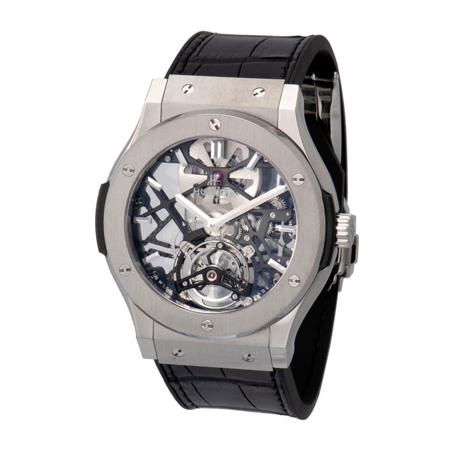 hublot-classic-fusion-tourbillon-skeleton-dial-505-nx-0170-lr-replica-1 Hublot Classic Fusion 505.NX.0170.LR “Skeleton Dial” Top Replica 1:1 - Image 1