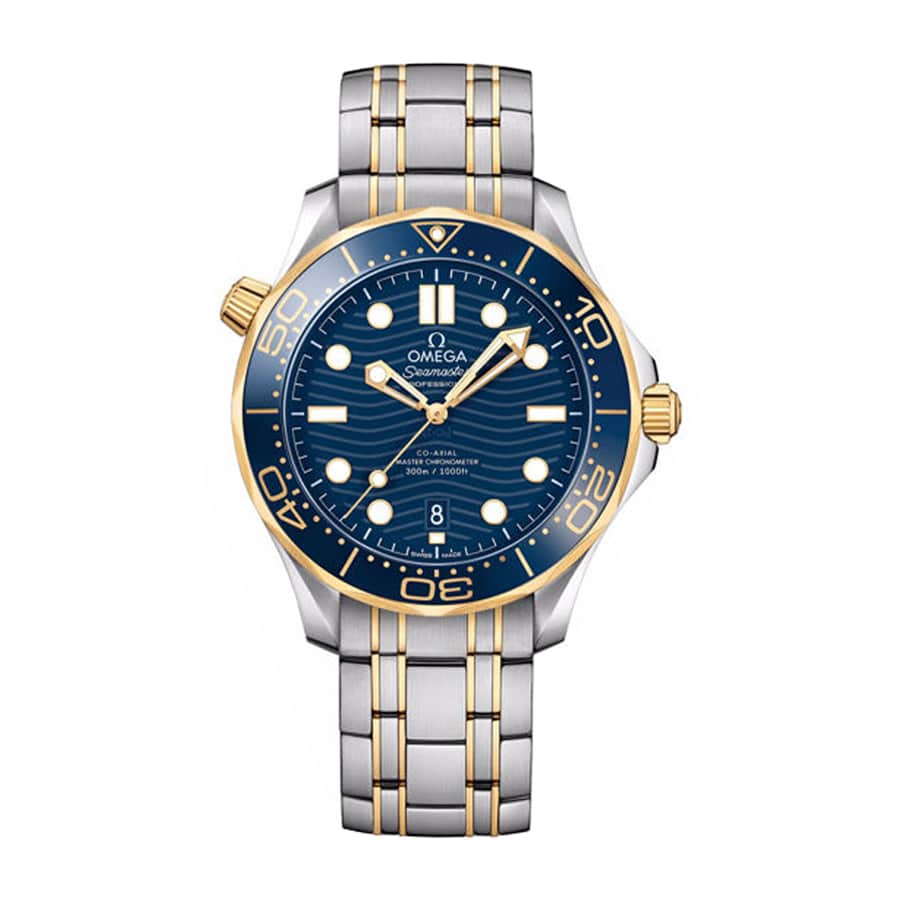 omega-seamaster-diver-300m-master-co-axial-steel-gold-210-20-42-20-03-001 Omega Seamaster Diver Master Co-Axial 210.20.42.20.03.001 Exceptional Replica 1:1 - Image 1