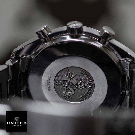 Omega Speedmaster Reduced 3510.50 Luxury Clone Quality omega speedmaster 3510.50 replica caseback Omega Speedmaster 3510.50 Stainless Steel Case Replica upside view