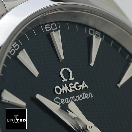Omega Seamaster Aqua Terra Black Dial Replica close view
