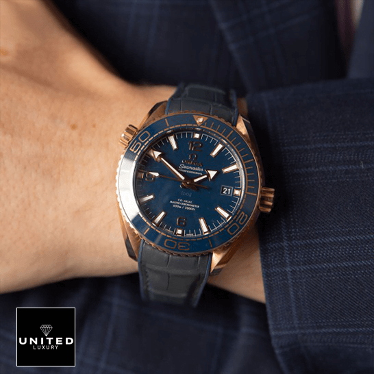 Omega Seamaster Planet Ocean Steel 215.63.44.21.03.001 "Planet Ocean" Premium Replica 1:1 omega seamaster planet ocean steel 215.63.44.21.03 Omega Seamaster 215.63.44.21.03 Planet Ocean Blue Dial Replica on the man wrist