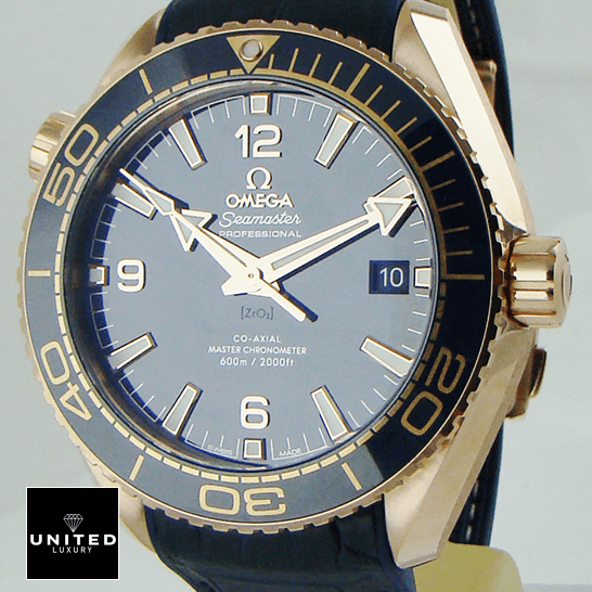 Omega Seamaster Planet Ocean Steel 215.63.44.21.03.001 "Planet Ocean" Premium Replica 1:1 omega seamaster planet ocean steel 215.63.44.21.03 man Omega Seamaster Blue Dial Planet Ocean Replica crown / push button