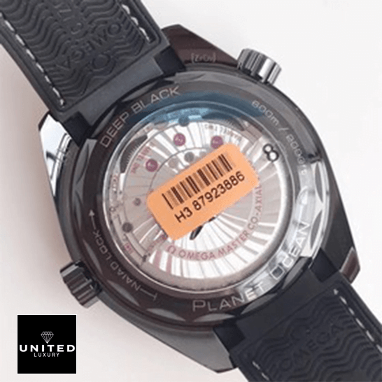 Omega Speedmaster Dark Side Of The Moon 215.92.46.22.01.001 "Dark Side" 1:1 Clone Edition omega seamaster planet ocean steel ceramic 215.92.46.22.0 man Omega Deep Black Steel Case Replica upside view