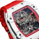 Richard Mille RM 27-02 Tourbillon “Rafael Nadal” Red Rubber Exceptional Replica 1:1 - Image 4