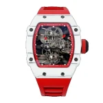 Richard Mille RM 27-02 Tourbillon “Rafael Nadal” Red Rubber Exceptional Replica 1:1 - Image 3